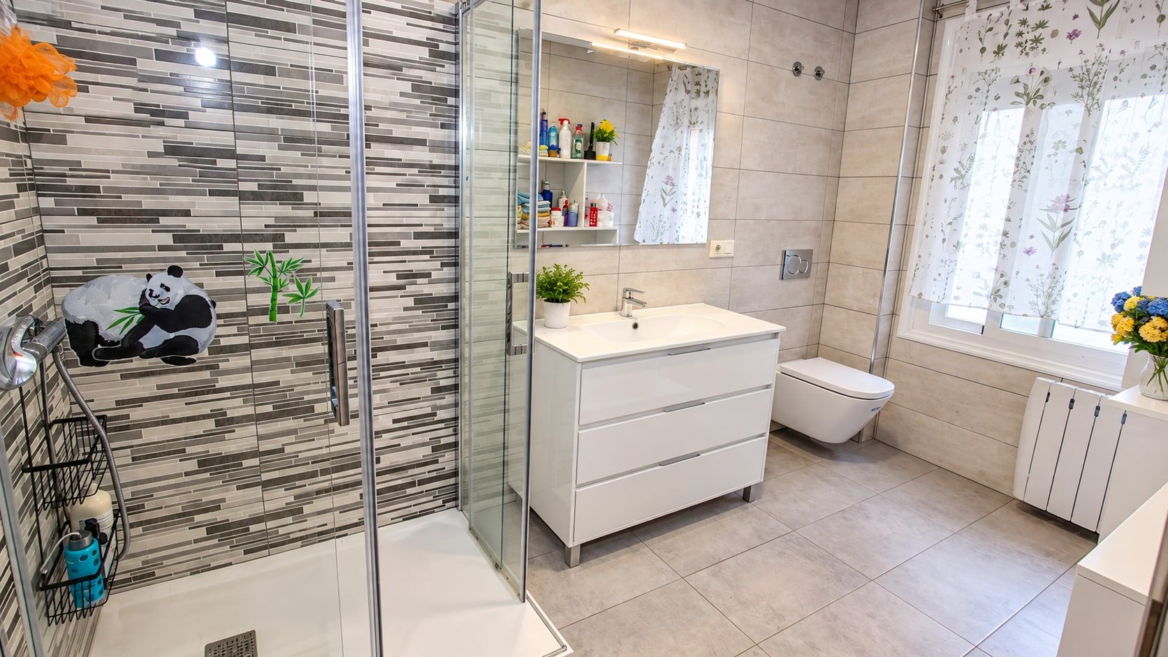 Baño reformado con ducha