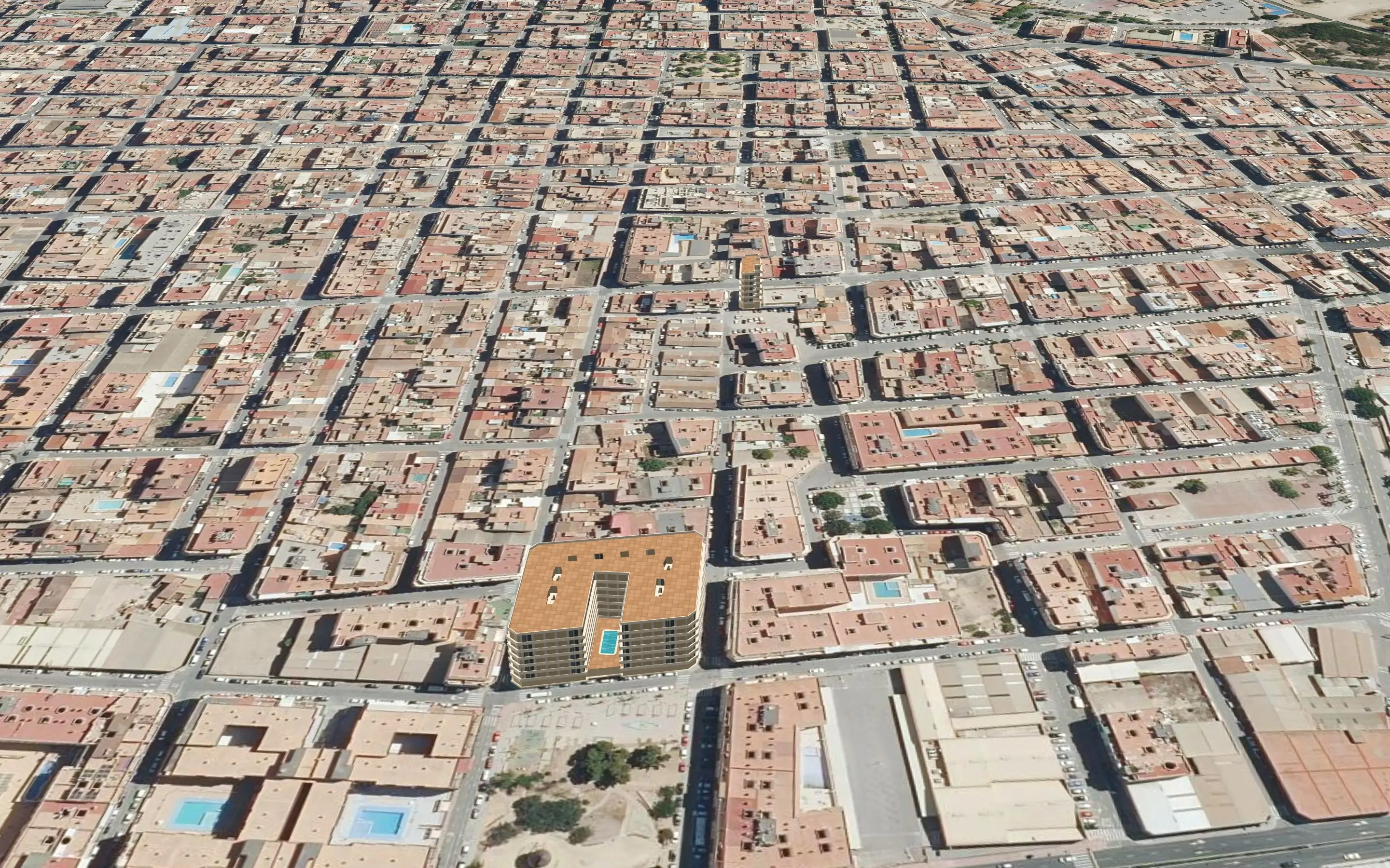 Torrevieja desde el aire, con Artemisa y Mar 16